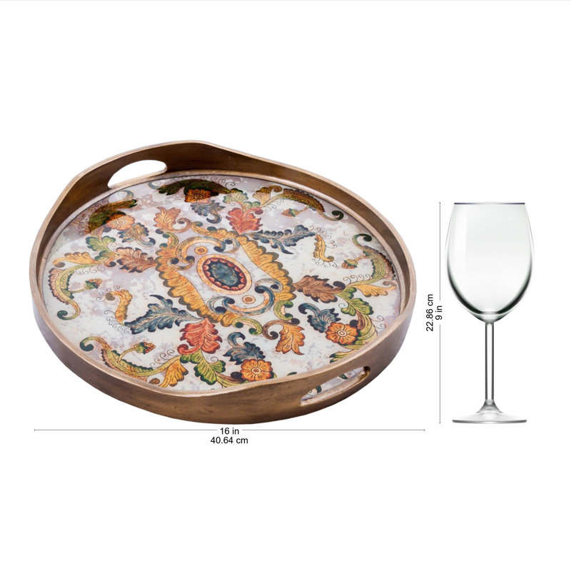 Glass Decorative Tray