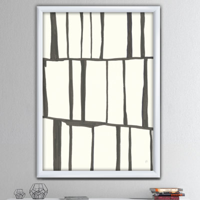 «Minimalist Black and White I», reproduction d'art sur toile