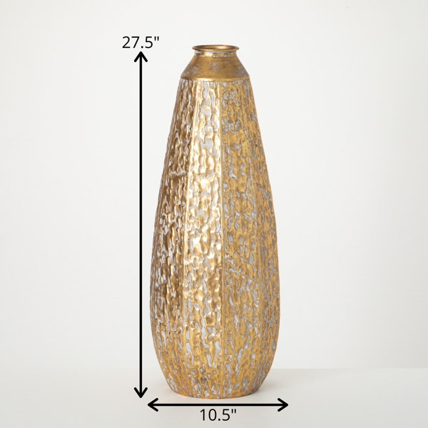 Adara Metal Floor Vase