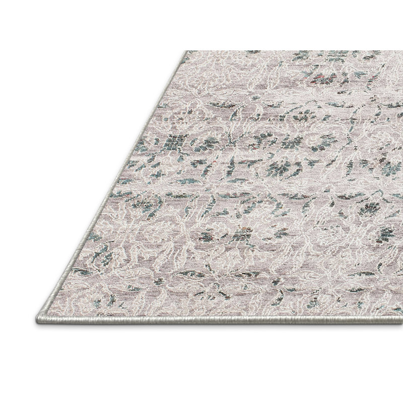 Tapis contemporain gris, Rectangle 2 pi x 3 pi