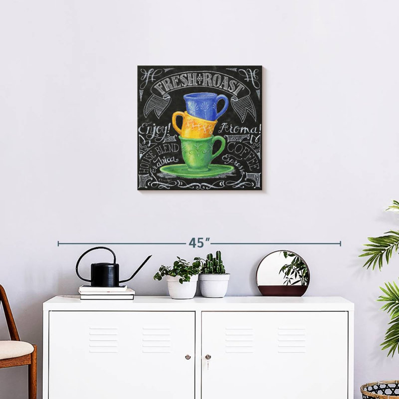Tableau noir Yarlin Coffee I, H 20 po x l 20 po