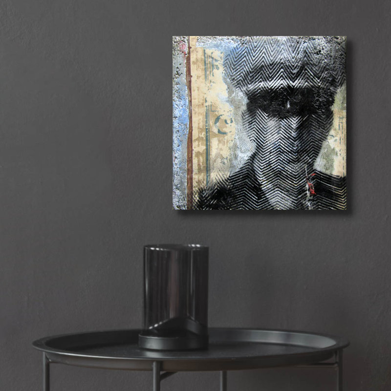 «Weathered» par LovIsArt, H 12 po x l 12 po x P 0,13 po