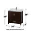 Sheffield 36" Single Bathroom Vanity Set with Mirror-97623942-134396395-134396397