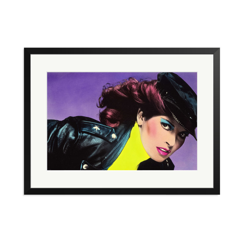 Raquel Welch, Black, 23" H x 31" W