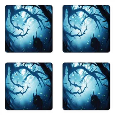 Square 4 Piece Coaster Set