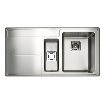 Arlington 98.5 x 50.8cm Kitchen Sink in Stainless Steel