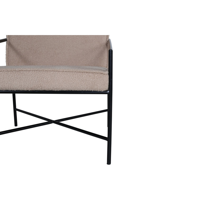 Hiyan Upholstered Armchair, Beige
