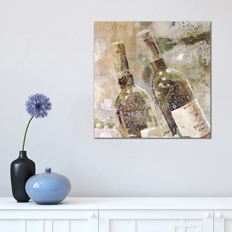 Wedding Wine II 1 Piece Wrapped Canvas Painting, 45.72 cm H x 45.72 cm W x 3.175 cm D