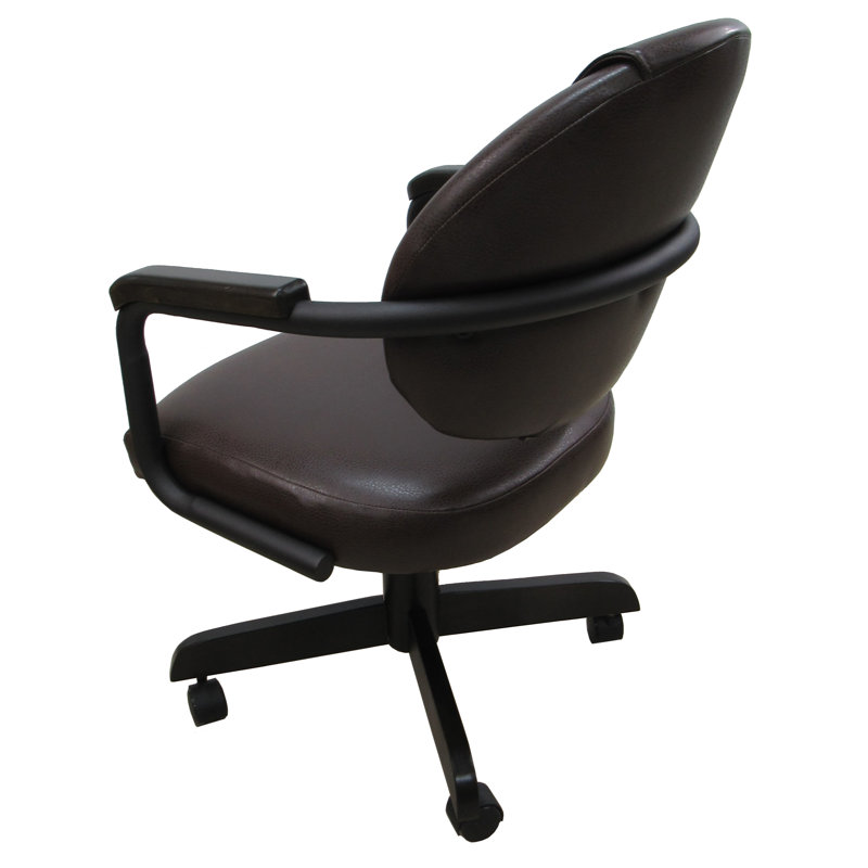 Plaza Athene Vinyl Task Chair, Brown
