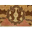 Tapis beige nouvel âge en laine 8 pi 11 po x 12 pi 1 po Gavon