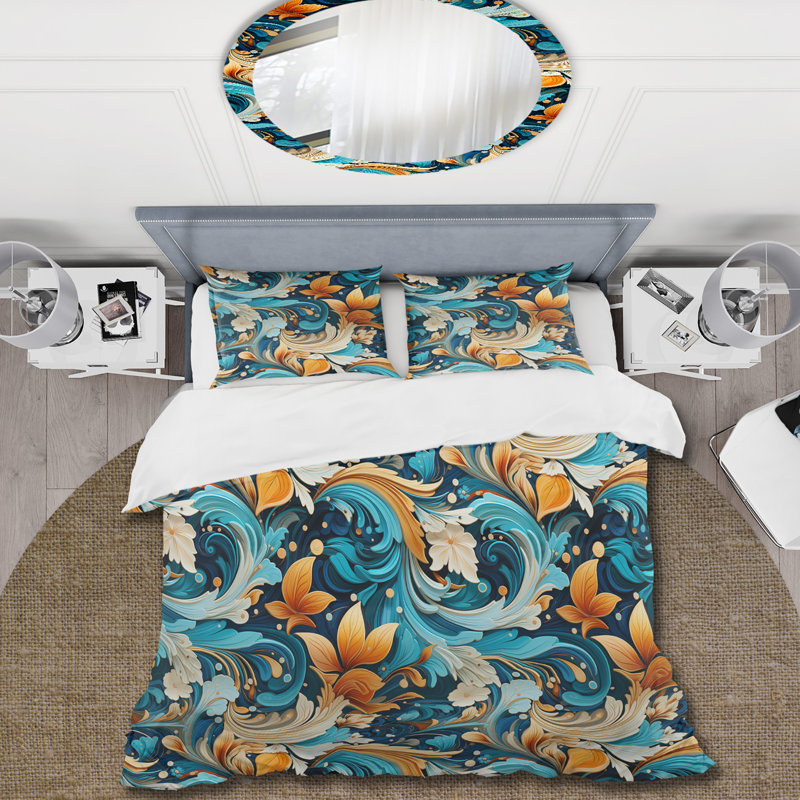 Ensemble de housse de couette Desert Mirage, Housse de couette simple + 1 taie décorative stan