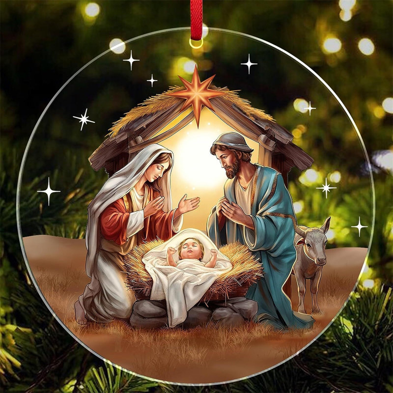 Pendentif Blessing Christmas 2021 Snowman PVC Santa Claus, A