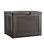 Boîte de rangement Rubbermaid, moyenne, 74 gallons, brun