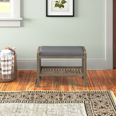 Knarr Cotton Upholstered Storage Bench