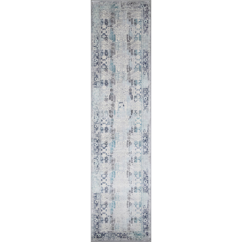 Ziebarth Floral Indoor Rug, Runner 3'2" x 12'2"