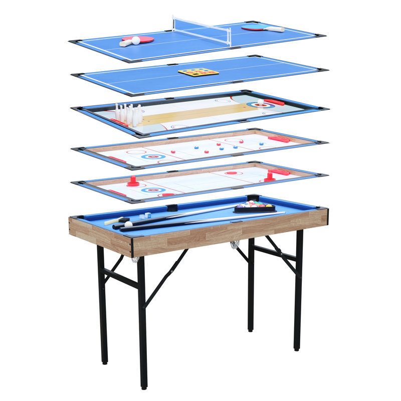 Rioloiuy 6-in-1 Combo Table