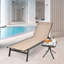 Chaise longue simple inclinable 25 po Ixia-1096349474