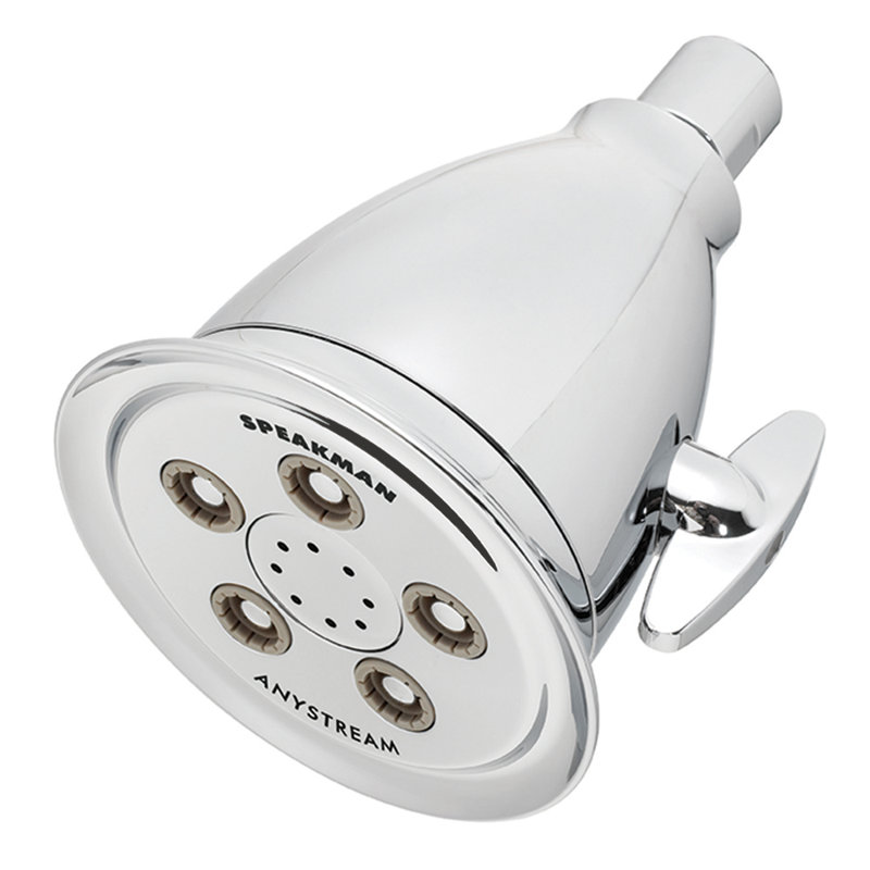 Tête de douche multifonction Hotel Anystream, Chrome poli, 2.0 GPM