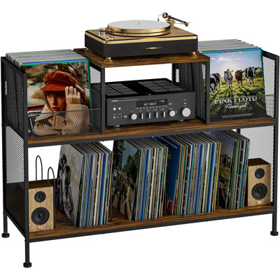 Metal 30.1'' H Media Shelves