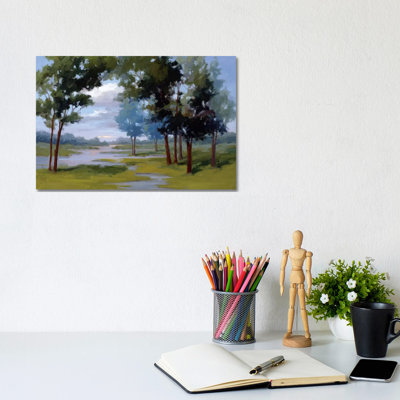 Wandering Water - Wrapped Canvas Painting