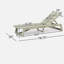 Chaise longue en bois, ensemble de 2-288784133