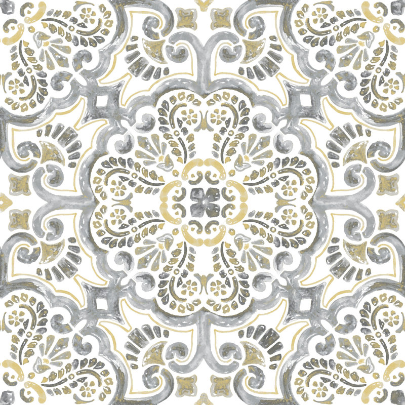 1.5mm Thick 12'' W x 12'' L, Beige/Grey