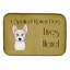 Tapis de séchage pour chien en vie westie