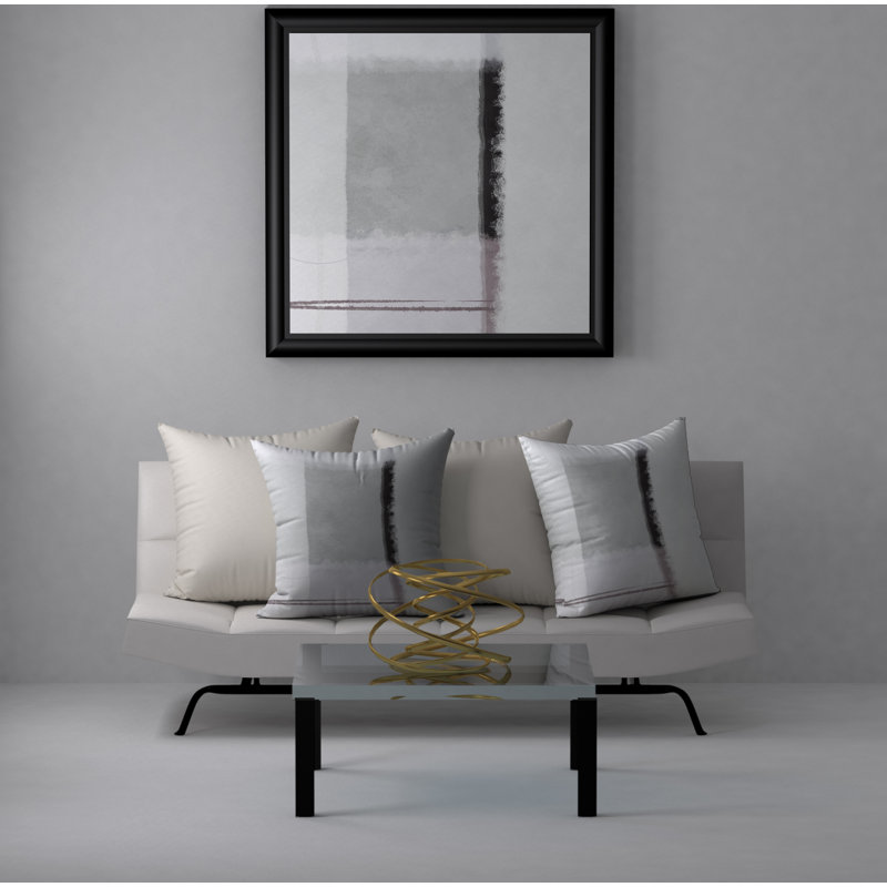 Abstract Reversible Throw Pillow, 20" x 20"