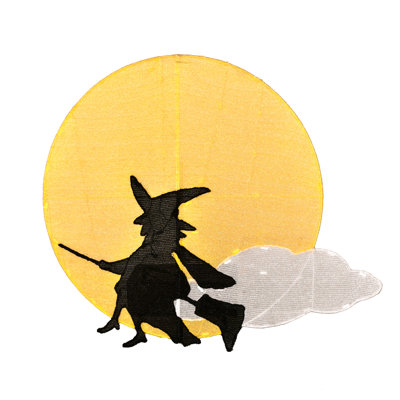 41" Halloween Witch with LED Lights