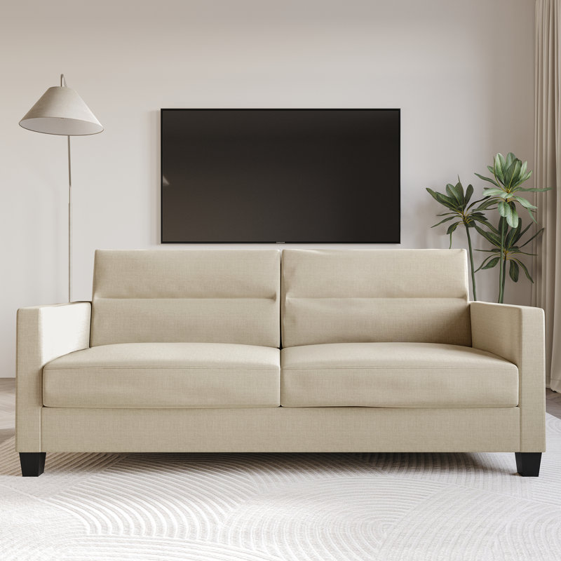 Canapé Macy, 100 % polyester beige