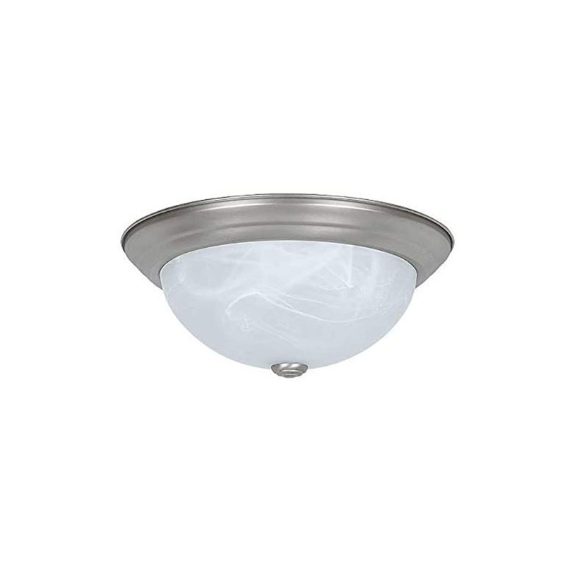 Plafonnier encastré en verre à DEL