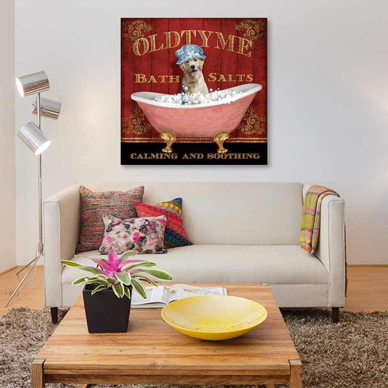 « conrad knutsen », reproduction d’impression sur toile tendue, "old tyme, H 18 po x l 18 po x P 1,5 po, Pas de tapis