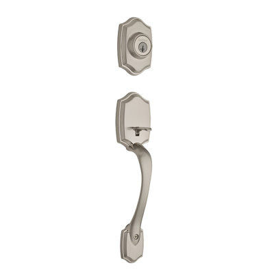 Belleview Exterior Portion Handleset with Single Cylinder Deadbolt (Interior Portion Sold Separately)