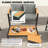 4PCS Patio Furniture Set, All-Weather Aluminum Outdoor Conversation Set With Coffee Table-263957474