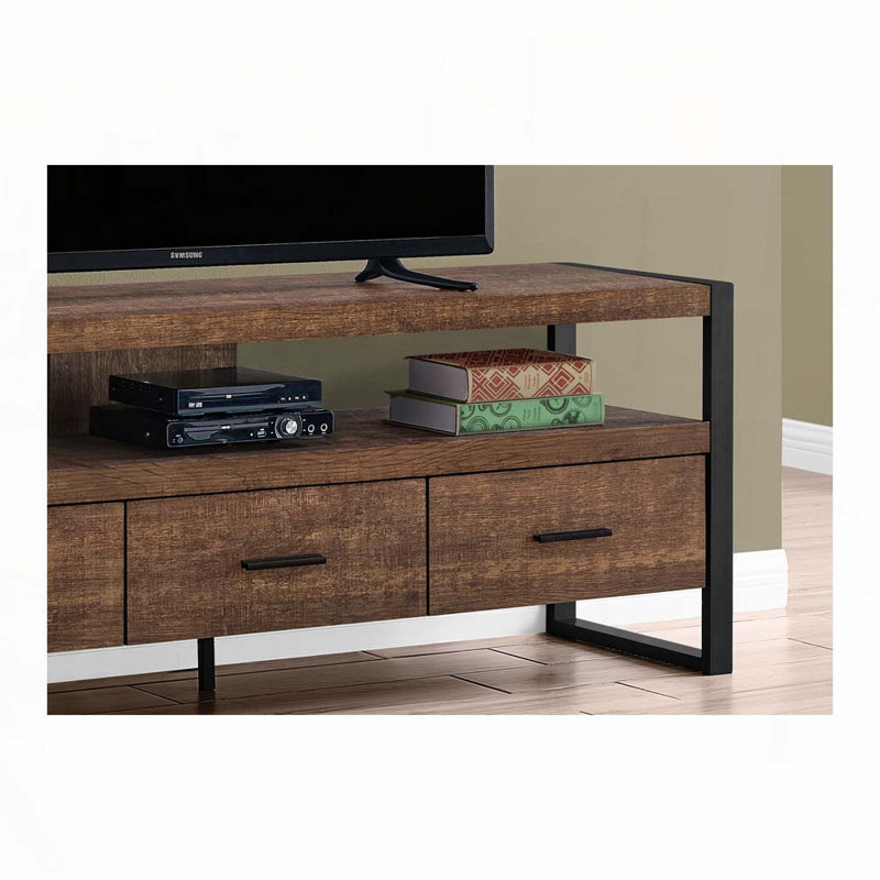 Hallatrow TV Stand for TVs up to 65", Brown Duplicate