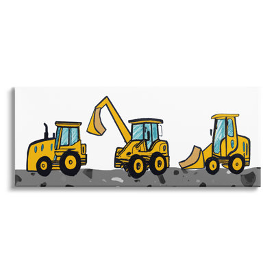 "Construction Bulldozers Trio" par Lil 'Rue