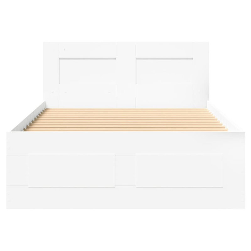 Drawers Bed Frame, Small Single (2'6), White