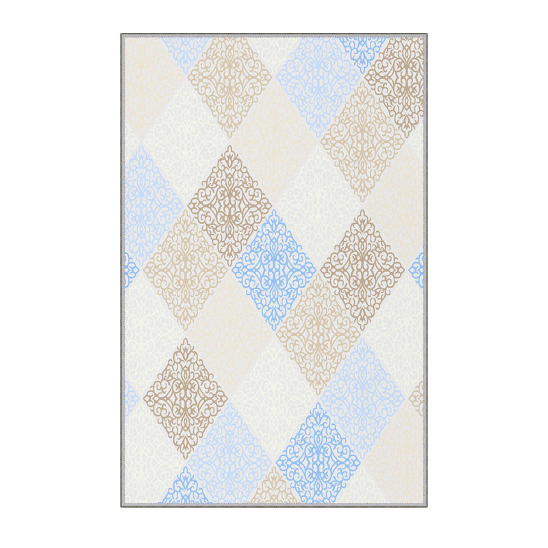 Premium Hall Carpet (2.6 x 9.8 ft), 100% Polyester, 0.3 in Pile Height | Antibacterial, Non-Slip Underside, 3D Digital Print | Machine Washable, Durable, Ideal for Home & Office, Easy Maintenance