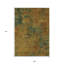 Tapis extérieur lavable intérieur cuivre et vert 9 pi x 12 pi