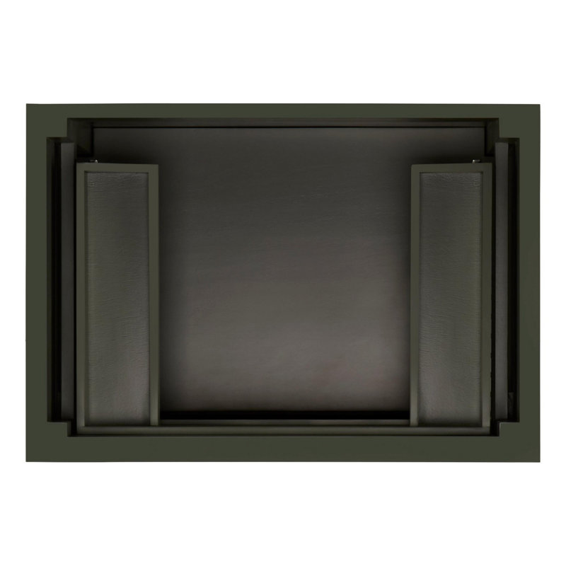 Elmdale 30" Freestanding Mahogany Single Basin Vanity Rectangular Undermount Sink, Carrara Marble, Antique Brown, Single
