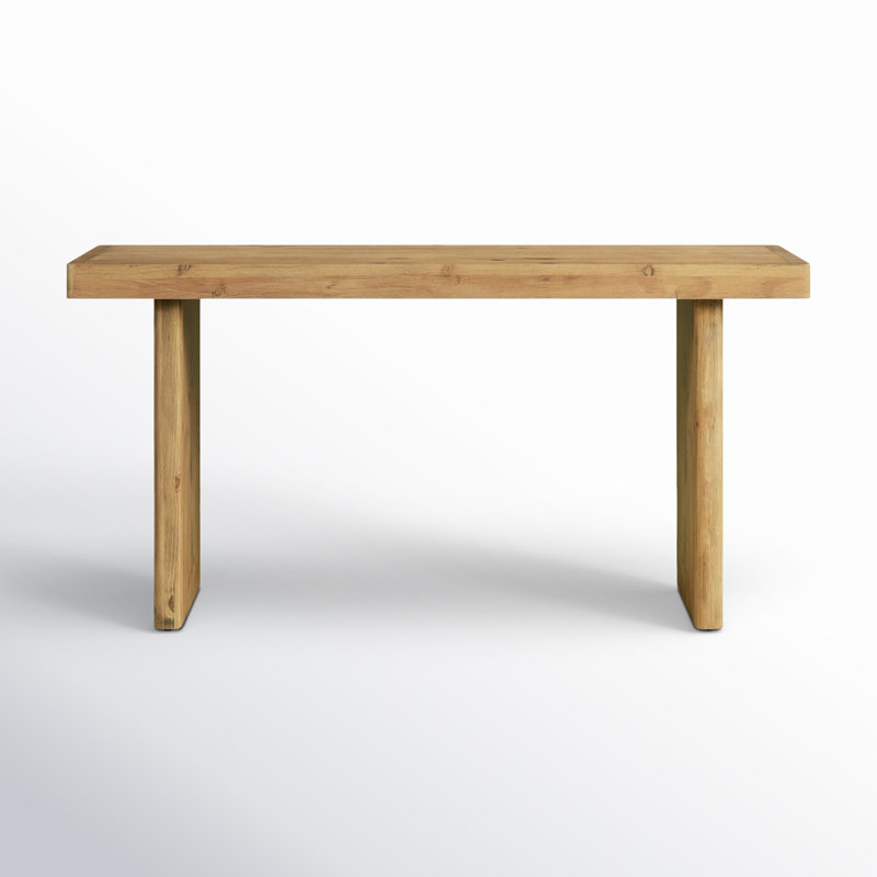 Thompkins 60'' Solid Wood Console Table, Aged Brown