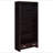 Maureen Cappuccino 5-Shelf Bookcase with Drawer