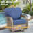 6-Piece Wicker Patio Furniture Set With 41'' Fire Pit Table, High Back Outdoor Furniture With Swivel Chairs, All-Weather Wicker Patio Conversation Set For Deck Yard Pool-1899769941-1899769939