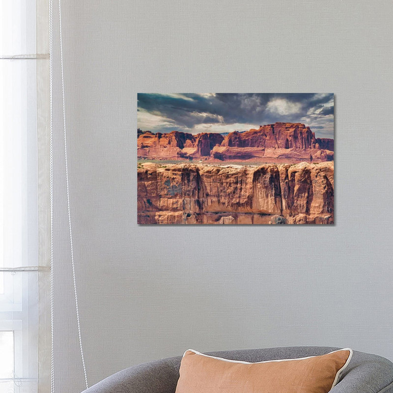 Desert Storm by Mark Paulda - Print on Canvas, 45.72cm H x 66.04cm W x 3.81cm D, Wrapped Canvas