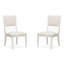 Table de salle à manger extensible ronde 54 "avec 2 chaises d'appoint et 2 chaises-1662478509