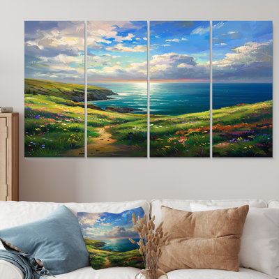 Amleto - River Mountain Wall Art Set 4 Piece