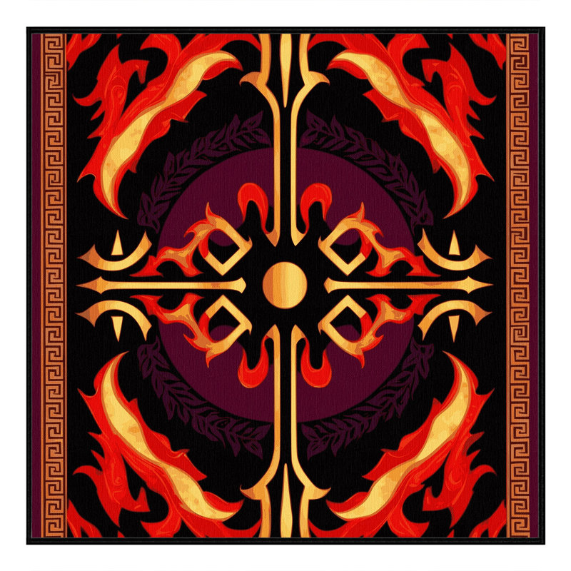 Vine Of Eternity Rug, Square 3'