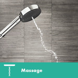 hansgrohe Pulsify S Wallbar Set 105 3-Jet 24", 2.5 GPM, Brushed Nickel