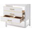 Meuble-lavabo durable (lavabo non inclus), meuble-lavabo classique en bois avec 3 tiroirs et tablette ouverte-97827506