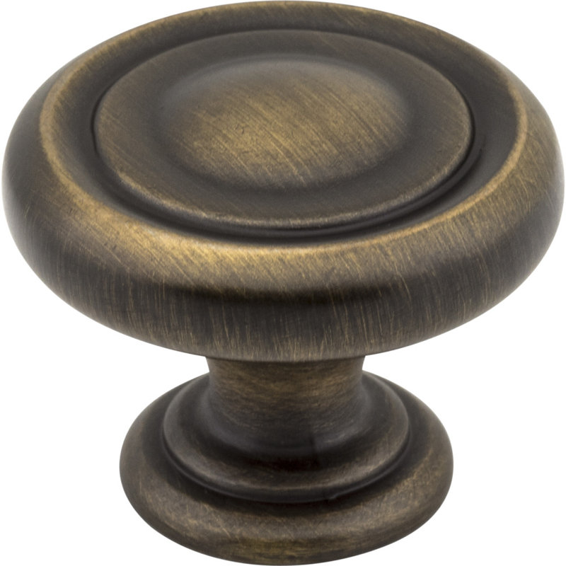 Bremen I Mushroom Knob, Antique Brushed Satin Brass